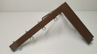 TENDEDERO PLEGABLE DE PARED MARRON 4 CUERDAS