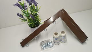 TENDEDERO PLEGABLE DE PARED MARRON 4 CUERDAS