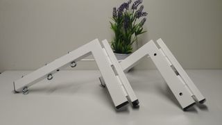 TENDEDERO PLEGABLE DE PARED MARRON 4 CUERDAS