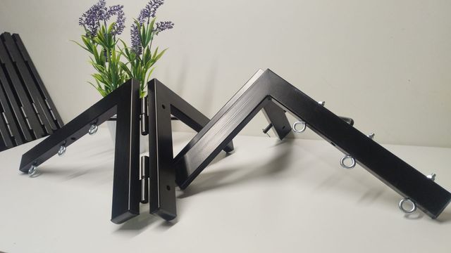 TENDEDERO PLEGABLE DE PARED MARRON 4 CUERDAS