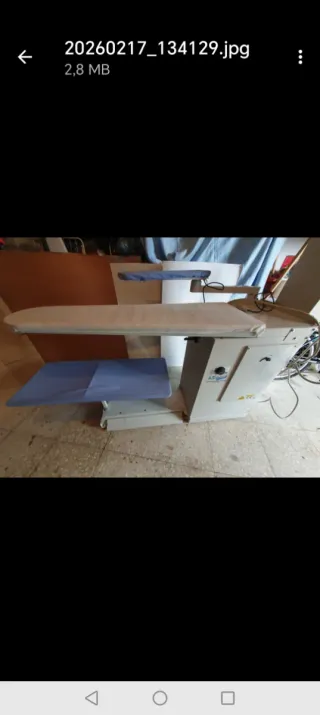 Plancha Industrial Textil. CHOLLO!!!