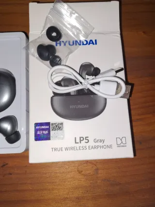Auriculares Hyundai LP5 Gray True Wireless