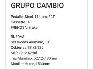 Bicicleta Monty Naranja