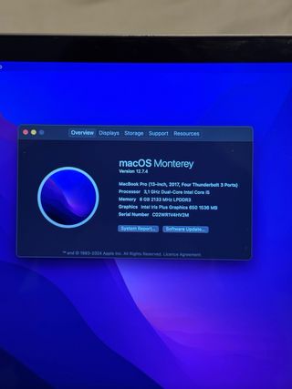 MacBook Pro 13” 2018 i5 3.1 GHz 8GB 512GB