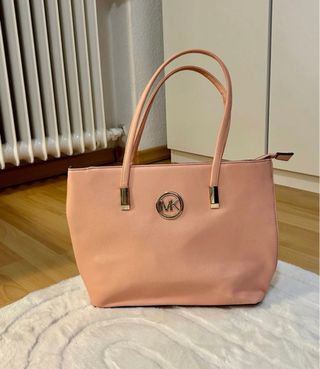 Bolso Michael Kors Rosa y Dorado
