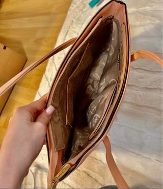 Bolso Michael Kors Rosa y Dorado