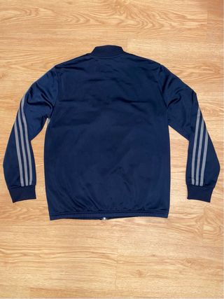 Sudadera Adidas Azul y Gris