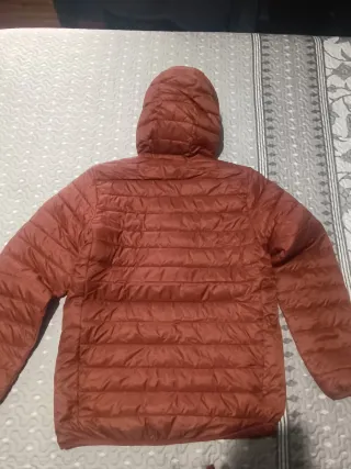 Chaqueta Quiksilver acolchada marrón-naranja