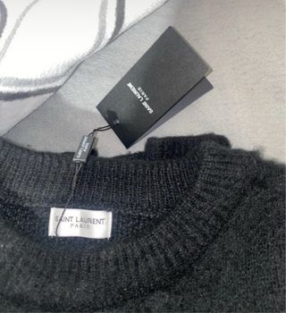 Jersey Saint Laurent Negro y Blanco Nuevo