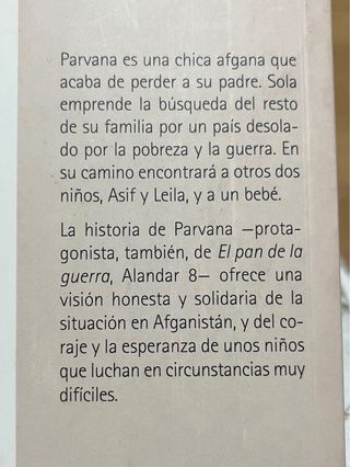 El viaje de Parvana (Alandar) (Spanish Edition)