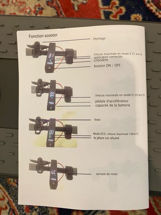 Monopattino elettrico nero/grigio