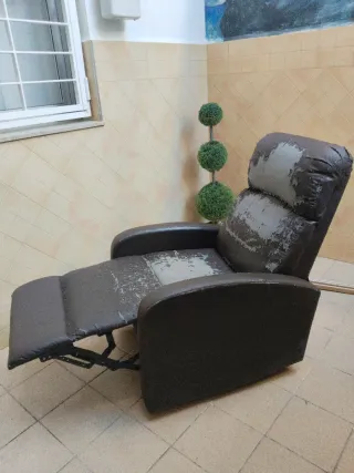 Poltrona Relax Manuale Marrone di Astan Hogar