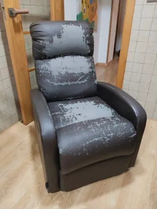 Poltrona Relax Manuale Marrone di Astan Hogar