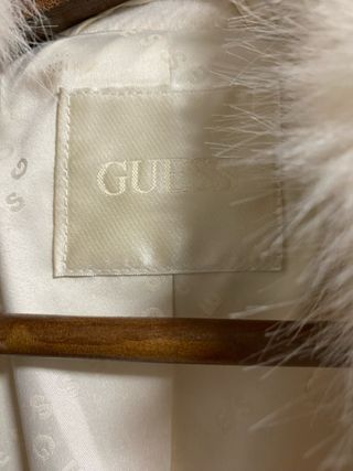 Abrigo Guess Lana Blanco