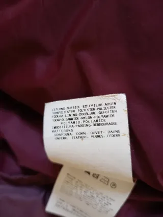 Piumino Ferrè Milano Viola