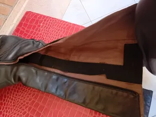 Stivali Nero Giardini neri in pelle