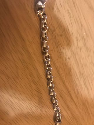 Pulsera plata nombre Mireia