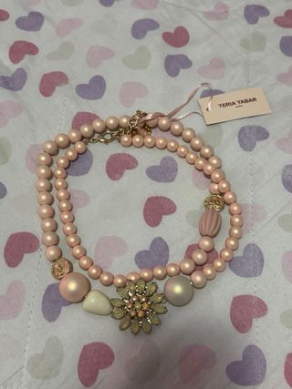 Conjunto Teria Yabar Collar y Pendientes