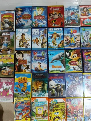 OFERTA LOTE DVD dibujos Animados Infantiles