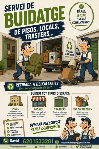 VACIADOS PISOS, LOCALES, NAVES....