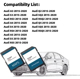 Tarjeta SD Navegación Audi Europa MHS2