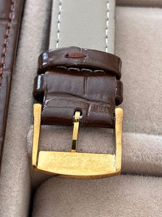 Correa reloj marron piel de becerro para Longines