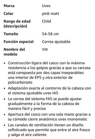 Casco de esquí Uvex pink matt unisex 54-58cm