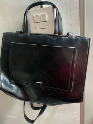 Bolso Parfois Negro Piel