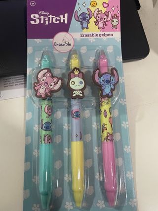 Set 3 penne cancellabili Stitch