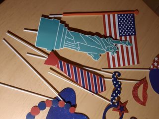 Set 12pz Photo Props Festa Americana