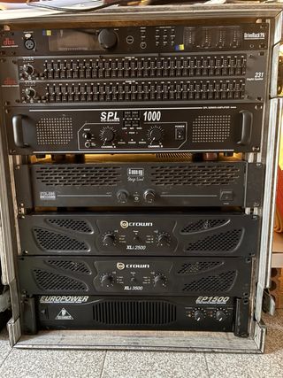 Amplificador SPL 1000 Negro. etapa de potencia