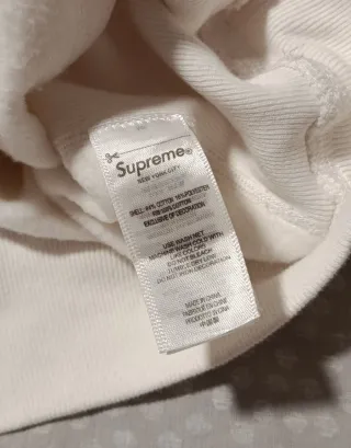 Sudadera Supreme Blanca