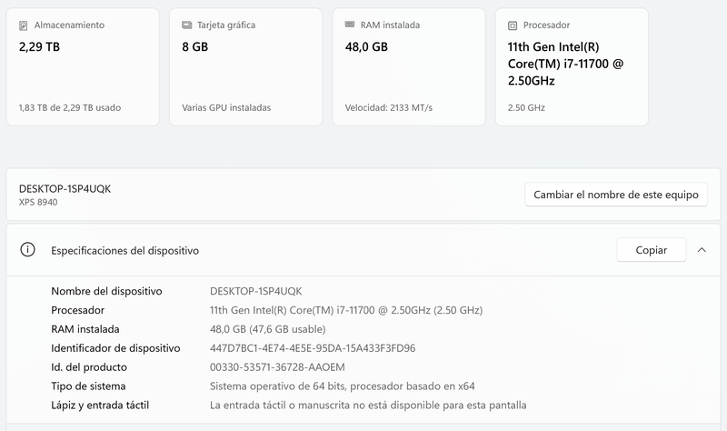 PC Gaming Dell i7-11700 | 48GB RAM | RTX 3060 Ti afbeelding 3