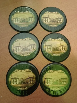 Bases para copos Mateus Rosé