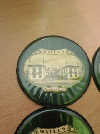 Bases para copos Mateus Rosé