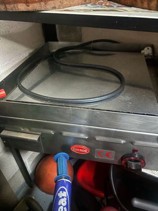 Plancha eléctrica inoxidable