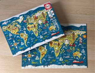 Puzzle Educa 200 piezas Mapa Mundi