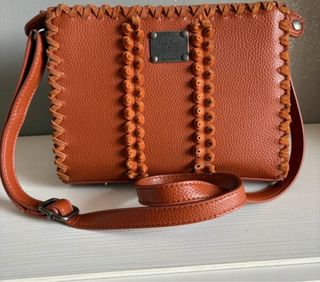 Borsa Pepe Jeans marrone con dettagli