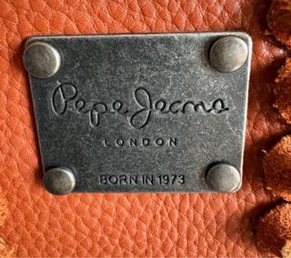 Borsa Pepe Jeans marrone con dettagli
