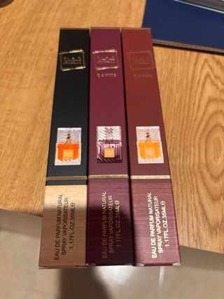 Miniaturas Perfume Hamra Qamwa Set 3
