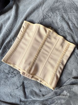 Faja Cinturilla Beige y Dorado