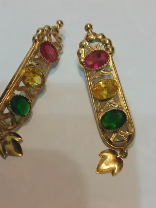 Pendientes Oro 18k Multicolor