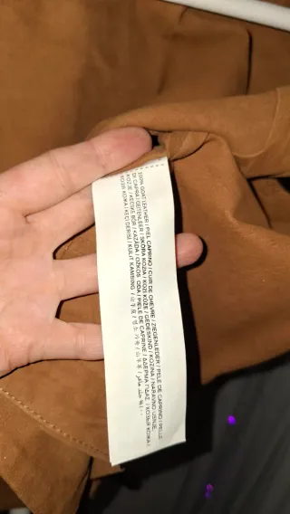 Conjunto Top y Pantalón Piel Mango Marrón