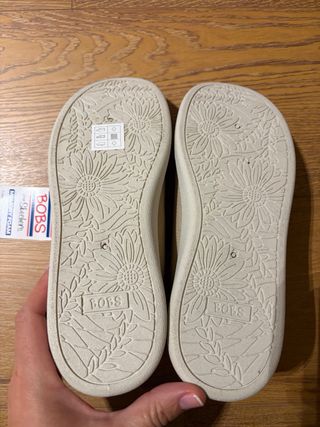 Zapatillas Skechers BOBS Mujer Talla 37 Beige