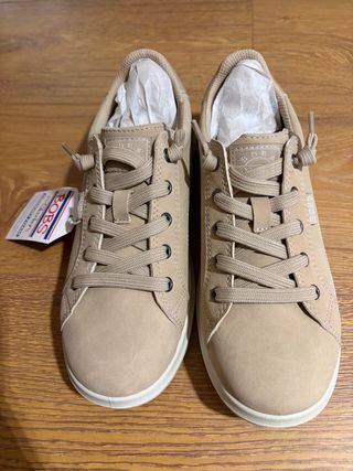 Zapatillas Skechers BOBS Mujer Talla 37 Beige