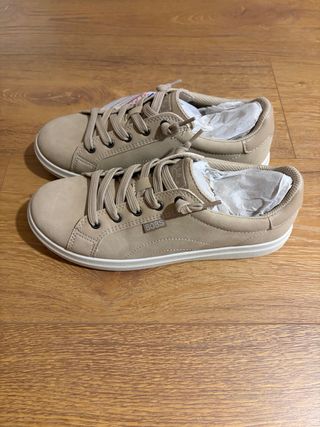 Zapatillas Skechers BOBS Mujer Talla 37 Beige