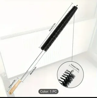 Cepillo flexible para limpieza de radiadores