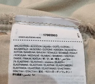 Pantalón Mango beige chica