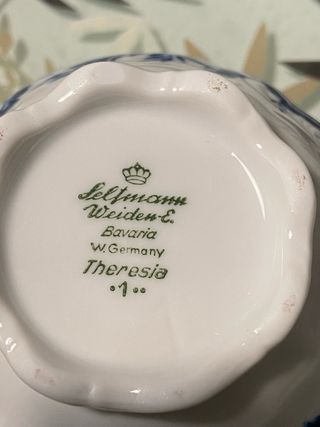 Servizio caffè porcellana Bavaria 6 persone