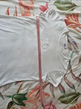 Camiseta Lacoste Mujer Blanca